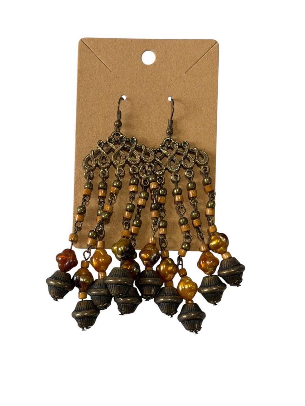 Bohemian Beaded Dangle Earrings